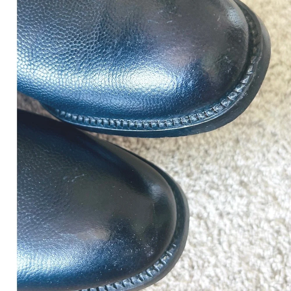 Vintage Lee Kee Kowloon Men's Leather Riding Boots 18